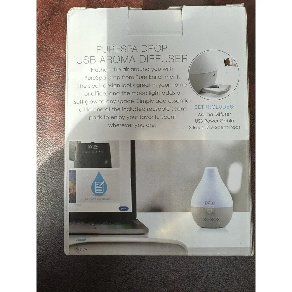 NEW Diffuser PURE Mini for Desk Bathroom Bathroom Office